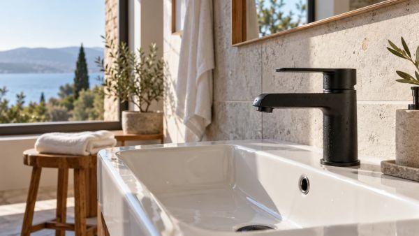 5 raisons d'adopter un mitigeur de lavabo noir en salle de bain